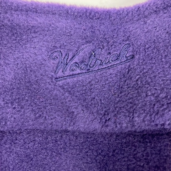 NWT Woolrich Andes Fleece Vest- Eggplant - Picture 3 of 5